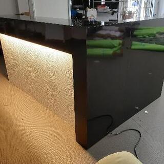 最終値下げ‼️　バーカウンター　LED照明付　自宅、店舗　事務所