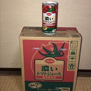 CO-OP  濃いトマトジュース　食塩無添加　1ケース（190g...