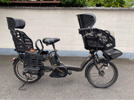 乗りやすい20インチ電動自転車　子供乗せタイプ　ヤマハ製　良好な状態　大容量バッテリー