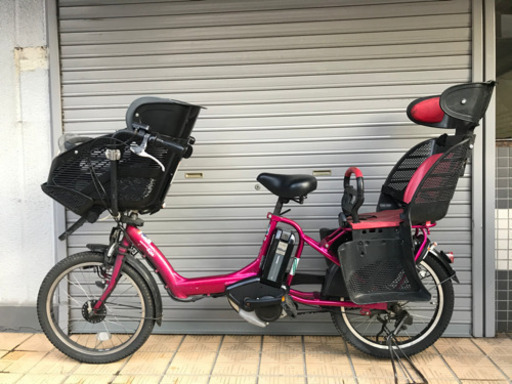 バッテリーほぼ新品　お買い得　ヤマハ製子供乗せ電動自転車　良好な状態