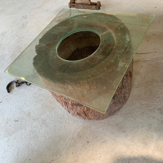 激安！囲炉裏　9mm厚強化ガラス天板セット　