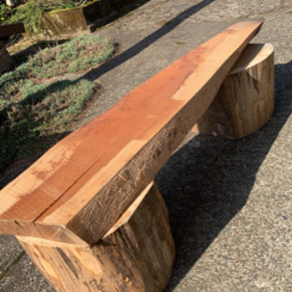 ケヤキ材切り株50個と天板4枚セット　まとめ売り