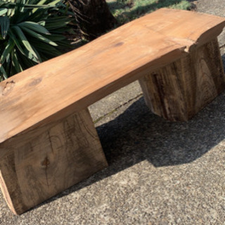 ケヤキ材切り株50個と天板4枚セット　まとめ売り
