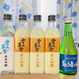 ※お取引中※日本酒(雪の茅舎、鳥海山300ml×5本)