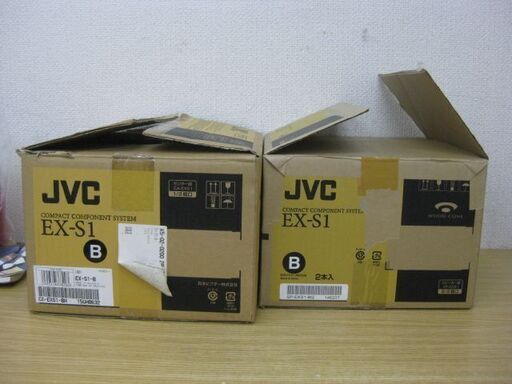 JVC 日本ビクター CDレシーバー/CA-EXS1-B＆スピーカーペア/SP-EXS1-B 2011年製 システムミニコンポ