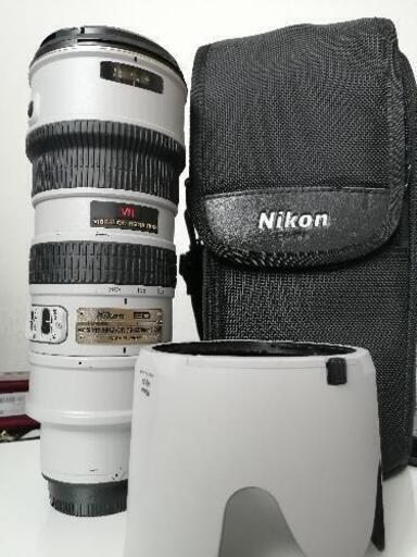 【Nikon】F2.8 70-200mm 希少のライトグレー！