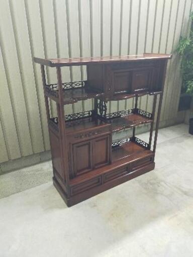 【高級】花梨茶棚！！