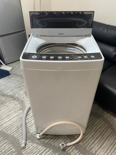 直接お引渡し大歓迎【未使用美品/一部部品欠】2019年製 Haier 全自動電気洗濯機4.5kg