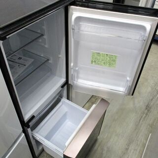 シャープ 2ドア 冷蔵庫 137L 2018年製 SJ-GD14D ピュアブラック 百四十
