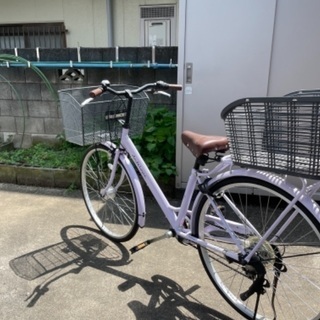 💜自転車　女子の大好きラベンダーカラー💜