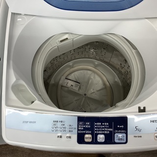 6ヶ月動作保証付！HITACHI (日立) 5.0kg洗濯機 2012年製 (815)【トレファク野田】