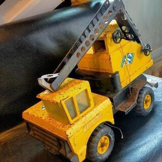 ブリキ 昭和レトロ トンカTONKA クレーン ショベルカー - 建設