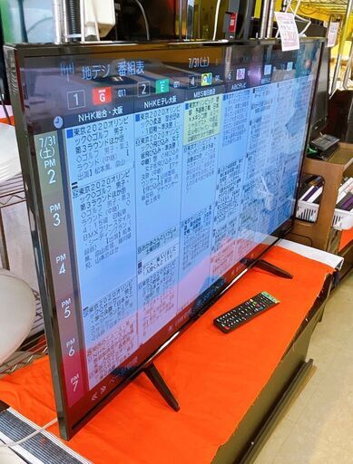 ☆中古 激安！！　T'Z　network　43型HDR搭載４K対応液晶テレビ　2020年製　【BBG010】￥33,800！！