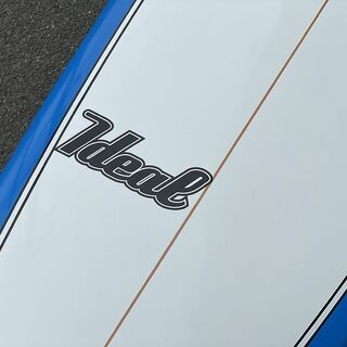 札幌 引き取り ☆ Ideal/アイディール サーフボード ミニロング 全長約200.7cm(6.7) 幅約53.02cm(20 7/8) 厚さ約5.24cm（2 1/16） ホワイト ブルー