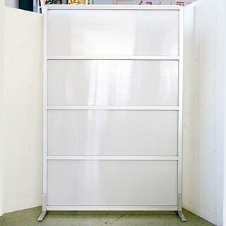 山口)下松市より　コマニー パーティション 3種4枚セット ①幅120cm ②幅90cm ③スライドドア幅180cm 【現状品】BIZHG28H