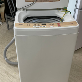 全自動洗濯機アクア　AQW-S50D(W) 5.0Kg 2016年製