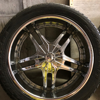 22inc ランクル100タイヤ、ホイールセット