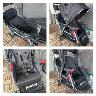 【ネット決済】★☆ＪＯＯＶＹ・２人乗りベビーカー☆★