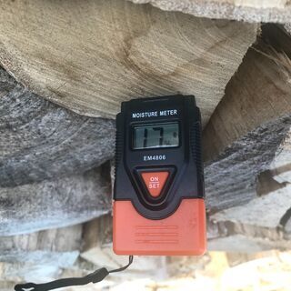 薪ストーブ 薪割済100% 榎 エノキ 薪 1棚 ②