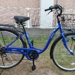 【新品】自転車26インチ6段変速オートライト