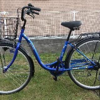 自転車26インチライトブルー中古【引取限定】