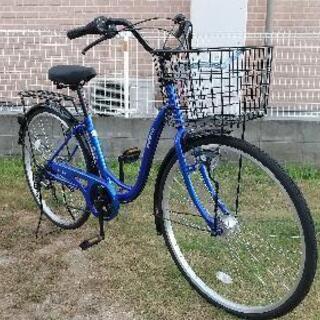 【新品】自転車26インチ6段変速オートライト