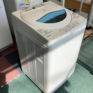 【リサイクルサービス八光　安心の1か月保証　配達設置ok】東芝 TOSHIBA 　全自動洗濯機(5,0kg)　AW-5G5(W)