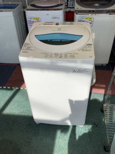 【リサイクルサービス八光　安心の1か月保証　配達設置ok】東芝 TOSHIBA 　全自動洗濯機(5,0kg)　AW-5G5(W)