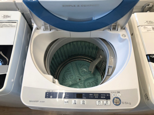 6ヶ月安心保証付】SHARP 全自動洗濯機 - 洗濯機 