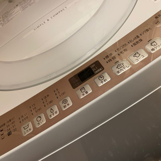 家具 【商談成立】シャープ製2021年式7キロ洗濯機