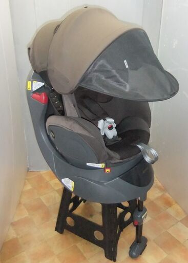 綺麗/フラディアグロウISO FIX STD/新生児～4歳頃/回転/日除け/洗濯済み