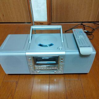 CD MD ラジカセ　シャープ社製 MD-F230-S +CDラ...