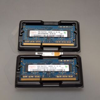 11/05値下げ【メモリ4GB】ノートPC用、2GB×2枚、DD...