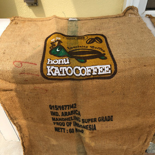 麻袋　ブラジル産　コーヒー豆用