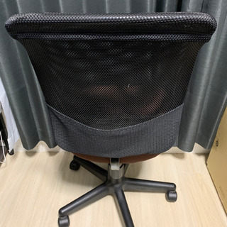 デスクチェア 高さ調整可 ブラウン ブラック イス 椅子