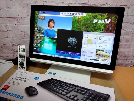 ★完売御礼★【大画面23型★地デジOK】富士通 FH77/ED◆Core i7☆国内3年保証 新品 SSD 512GB☆メモリ 8GB◆Windows10, Microsoft Office, Blu-ray, Wi-Fi, Webカメラ