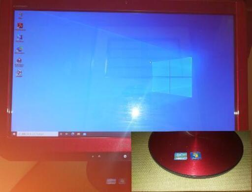 【再値下げ】デスクトップパソコン Windows7→10 Corei7 8GB Blu-ray テレビ タッチパネル オフィス2010