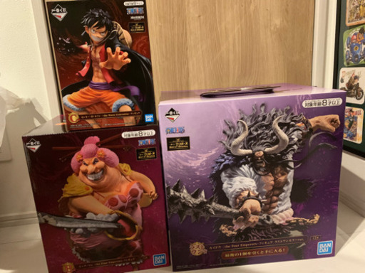 ONE PIECE ワンピース 一番くじ Best of Omnibus ラストワン賞 カイドウ B賞ビッグ・マム　C賞ルフィ　フィギュア　未開封