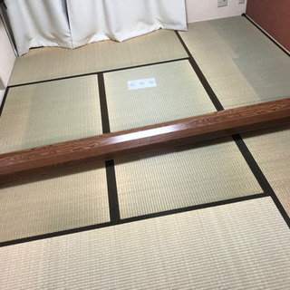 【交渉中】【値下げ　美品　格安　ニトリ　ウッドカーペット】江戸間6畳「Nプレシャス」