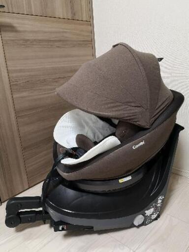 コンビ　チャイルドシート　クルムーブ　スマート　isofix 　JJ-650　ブラウン