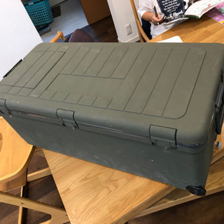大型　クーラーボックス　DIYモスグリーン