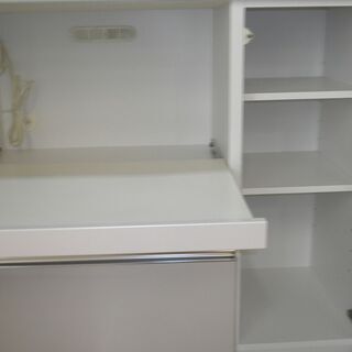 k401☆キッチンカウンター・レンジボード☆中村家具☆ホワイト☆幅1050