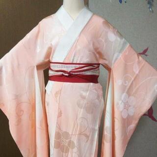? やまと誂え 正絹 振袖 襦袢セット ☆ 縮緬 ガード加工 トールサイズ 