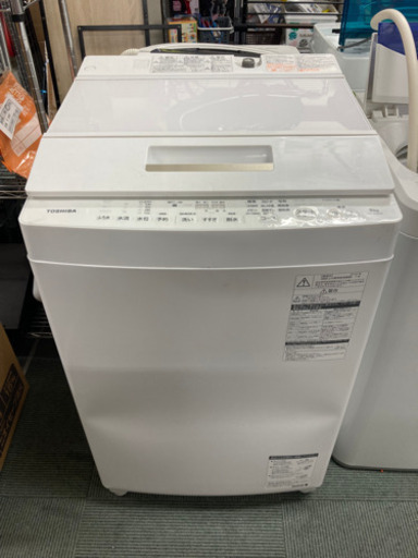 【たくさん洗える8kgサイズ】TOSHIBA 東芝 ZABOON 全自動洗濯機 8.0㎏ AW-8D6 2018年