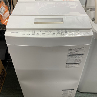 【??たくさん洗える8kgサイズ??】TOSHIBA 東芝 ZABOON 全自動洗濯機 8.0㎏ AW-8D6 2018年