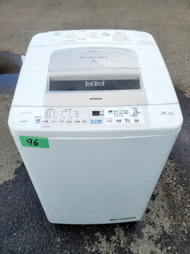 ③‼️9.0kg‼️96番 HITACHI✨日立全自動電気洗濯機✨BW-9PV‼️