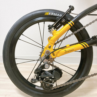 ダホン K3 16インチ 3s イエローxマッドブラック　新車