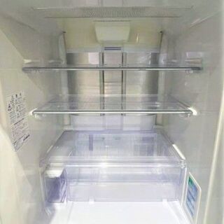 冷蔵庫 SHARP SJ-PW38W-S 2012年製 384L クリアシルバー 5ドア