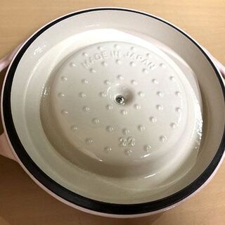 VERMICULAR バーミキュラ オーブンポットラウンド 22cm ピンク パールピンク ラメ入りピンク 使用感少なめ ☆ 札幌市 白石区 東札幌 ☆ アウトレットモノハウス