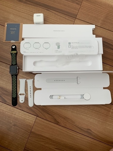 Apple Watch series3  38mm  アルミ シルバー　GPS